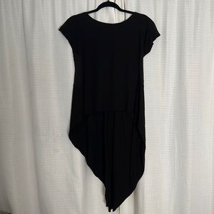 High-low shirt dress with mesh sides size S/M